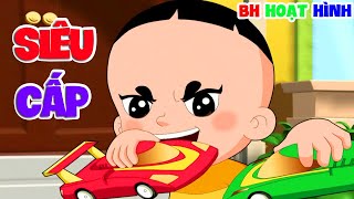 Bố Đầu Nhỏ Con Đầu To - Chiến Xe Siêu Cấp Của Con Đầu To - Hoạt Hình Vui Nhộn