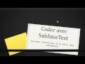 Tuto SublimeText : session interactive Python 3 avec PythonREPL