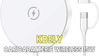 Kdely, caricabatterie wireless magnetico per iPhone, AirPods, Huawei