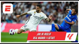 REAL MADRID empata 1-1 ante GETAFE con el primer gol de Joselu en la campaña | La Liga