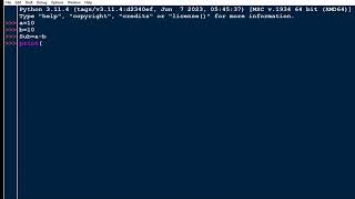 Subtraction of two numbers in python || Class 11 || Pythoncodes
