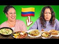 Mexican Moms Try COLOMBIAN Food!