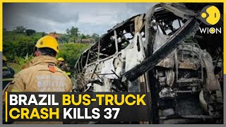 Brazil: 37 Killed in Horrific Crash Between Passenger Bus and Truck | WION