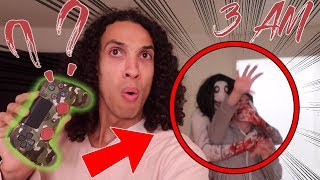 JEFF THE KILLER FORCED US TO PLAY I SPY AT 3 AM!! (HE TOOK JESTER!!)