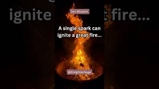 A single spark can