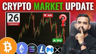 BTC Live Trading: How I Turned $100 Into $5,000 Live! | 26 FEB | BTC \u0026 Altcoin Hindi Analysis