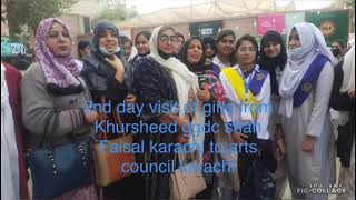 Khursheed Govt  Girls College Students participation in Pakistan Youth Festival @acpkhi