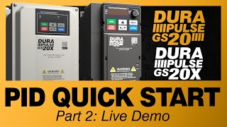 GS20(X) VFD: PID Quick Start Part 2 at AutomationDirect