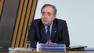LIVE: Alex Salmond gives evidence in Holyrood inquiry