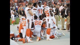 Is it okay to kneel during the National Anthem?  Hear both sides of the argument