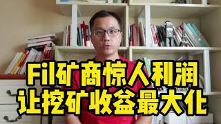 Fil矿商惊人利润 个人布局的绝佳机会 挖矿收益更大化的方案