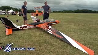 MDM-1 FOX 50% 1:2 PARITECH RC Scale Turbine Glider Flight - LMA RAF Cosford Airshow 2022