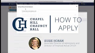 CH-CH Application Video Walk-Through