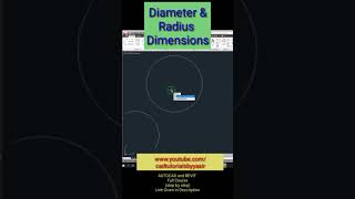 Circle Dimensions Check | CAD TUTORIALS BY YASIR