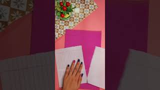 Diy Birthday gift idea with notebook paper 🎂🎁 #shorts