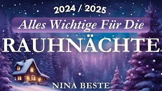 Die 12 Rauhnächte 2024/25 erklärt | Anleitung für Rituale, Wünsche \u0026 Meditationen