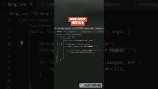 How to Split String into Array #java
