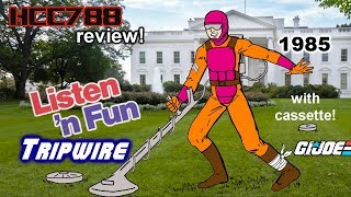 HCC788 - 1985 Listen 'N Fun TRIPWIRE and audio tape! Vintage G.I. Joe toy review!