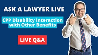 Episode 52: CPP Disability vs LTD, EI, and Workers’ Comp | Ask a Lawyer Live