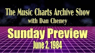 This Week's Music Charts Archive Show Preview: A Look At 1984: with Dan Cheney