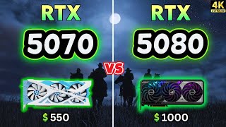 RTX 5070 vs RTX 5080 Test: How DLSS 4 Changed the Industry! 🔥