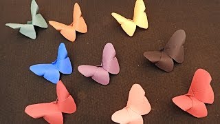 How To Make Paper Butterfly | Easy Paper Butterfly | No Glue Craft Ideas For Kids