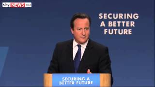 Highlights David Cameron's Conservative Party Conference Speech