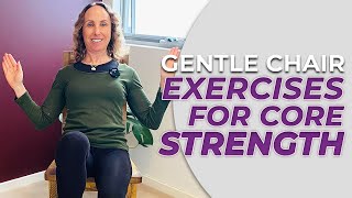 Simple Seated Core Strengthening Workout For Seniors