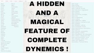 A HIDDEN AND MAGICAL FEATURE OF COMPLETE DYNEMICS !