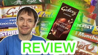 Galaxy Fusions Dark Chocolate with 70% Cocoa Review