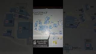 京都芸術大学の瓜生山キャンパスの案内図