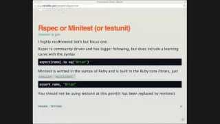 Practical Object Oriented Design in Ruby: Part 2 and Testing!