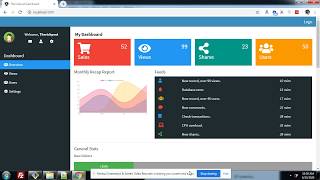 Angular 9 Admin Dashboard Template Working Example Part 2