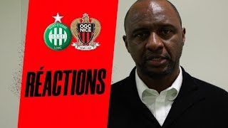 St-Etienne 4-1 Nice : la réaction de Patrick Vieira