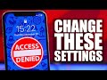 iPhone Security Settings You Should Change NOW !