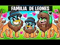 Teniendo una FAMILIA de LEONES en Roblox!