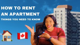 HOW TO RENT YOUR FIRST APARTMENT IN CANADA AS A NEWCOMER & IMMIGRANT