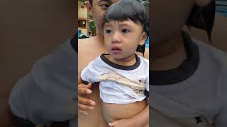 asyiknya seluncuran #anak #renang #seluncuran #seru #abis #air #kolamrenang