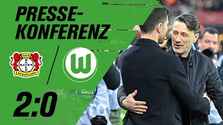 „Verdammt schwierig!“ | Pressekonferenz | Bayer Leverkusen - VfL Wolfsburg