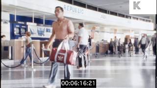 1983 San Francisco Airport, Pan Am, HD from 16mm