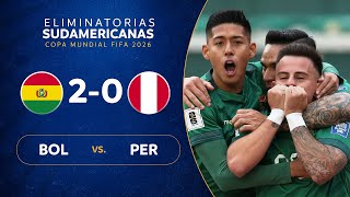 BOLIVIA vs. PERÚ [2-0] | RESUMEN | ELIMINATORIAS SUDAMERICANAS | FECHA 5