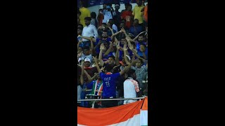 50K Fans Singing Vande Mataram 🇮🇳 During India vs Hong Kong Football Match #indianfootball #shorts