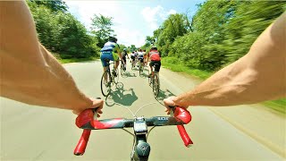 Teenagers' Group Road Bike Training at 40 km/h Speed Challenge!