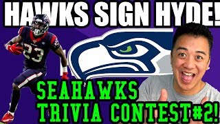 BREAKING: Seahawks sign Carlos Hyde! Play my Seahawks Trivia Contest#2 (NorbCam reacts)