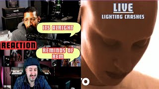 Live - Lightning Crashes (Official Music Video) REACTION