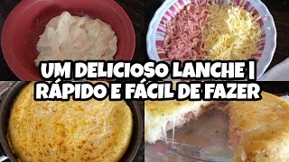 UM DELICIOSO LANCHE | RÁPIDO E FÁCIL DE FAZER