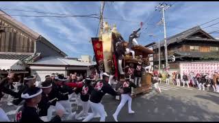 令和4年9月16日　岸和田だんじり祭　試験曳き