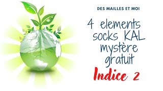 4 element sock MKAL 2023 indice 2 - La terre  -#knittingpattern #podcasttricot #vlogtricot #tricot