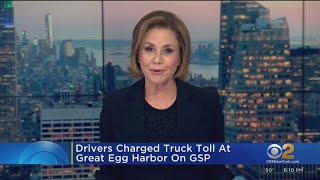 Drivers charged truck toll at Great Egg Harbor on GSP