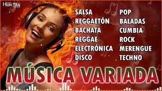 MÚSICA VARIADA 🎧 Pop, Baladas, Rock, Cumbia, Techno, Salsa, Merengue, Reggae, Bachata, y más
